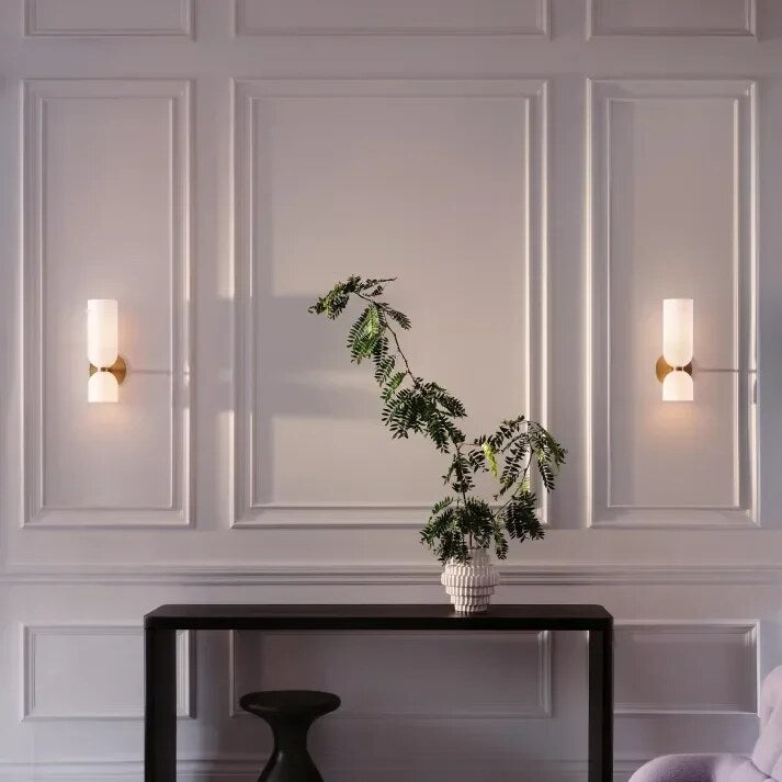Glass Wall Light – adjustable colour temperature, three finishes