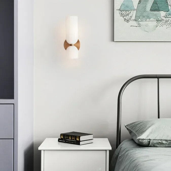Glass Wall Light – adjustable colour temperature, three finishes