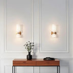 Glass Wall Light – adjustable colour temperature, three finishes