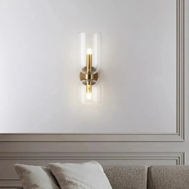Glass Wall Light – adjustable colour temperature, three finishes