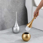 Hammered Toilet Brush Set