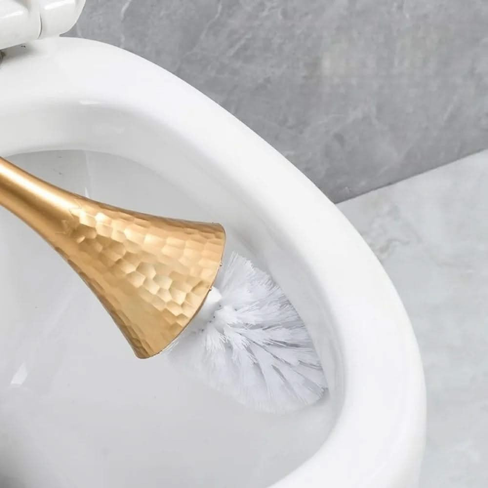 Hammered Toilet Brush Set