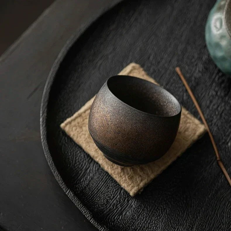 Handleless Ceramic Espresso Cup