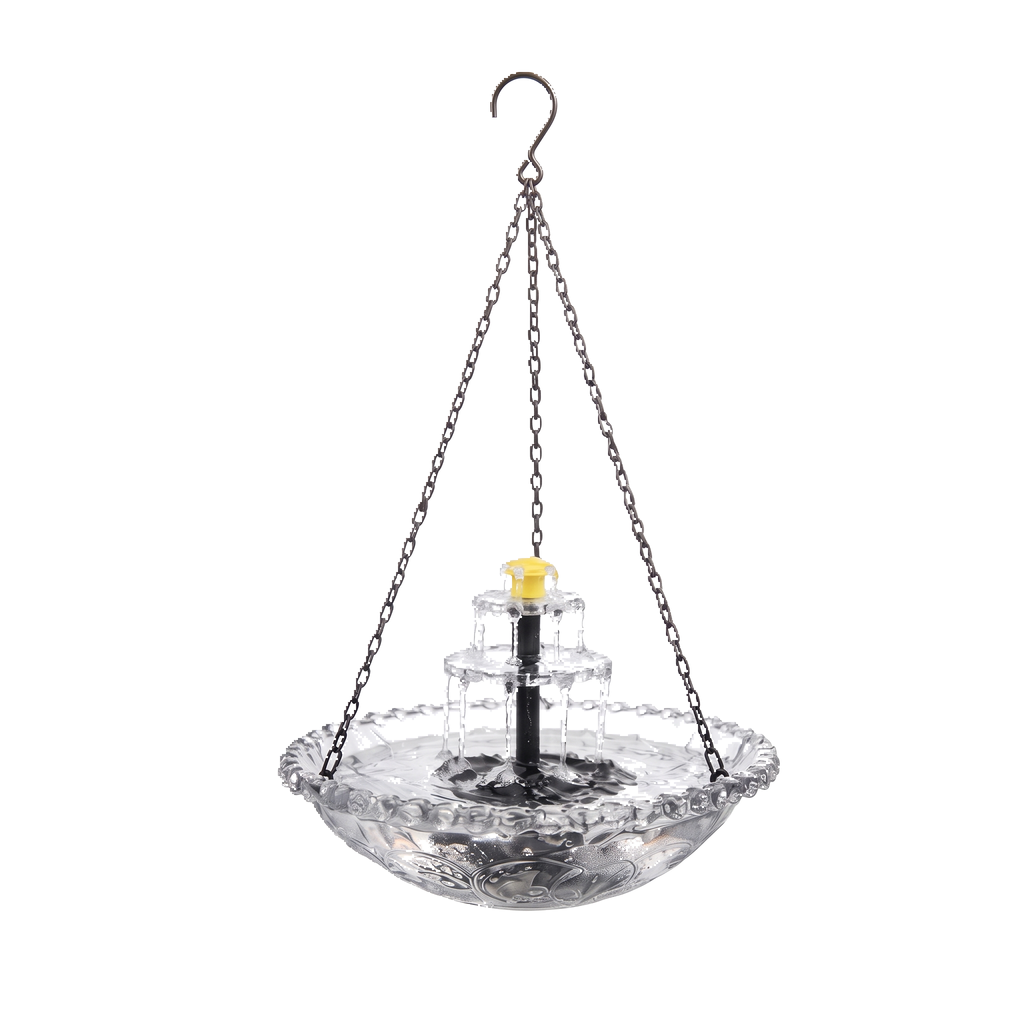Hanging Solar Bird Bath