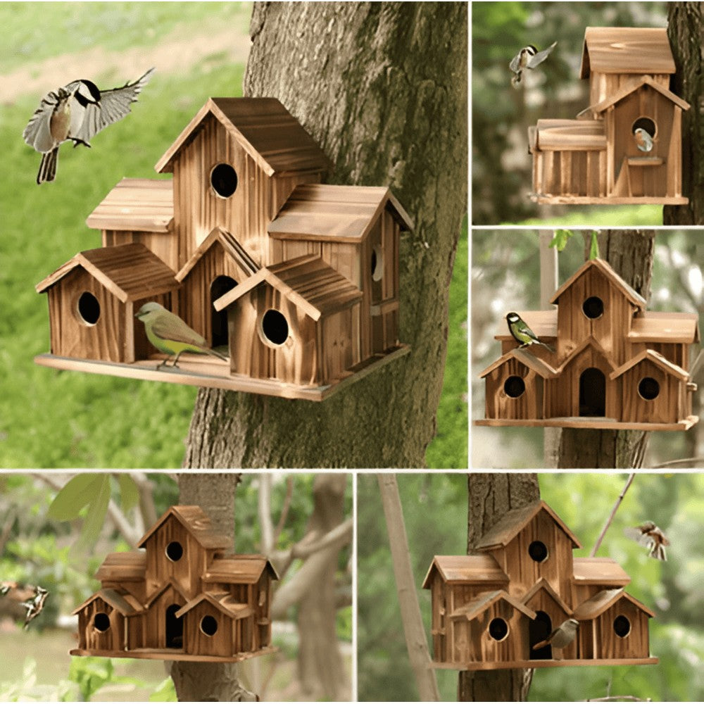 Hanging Wooden Bird House