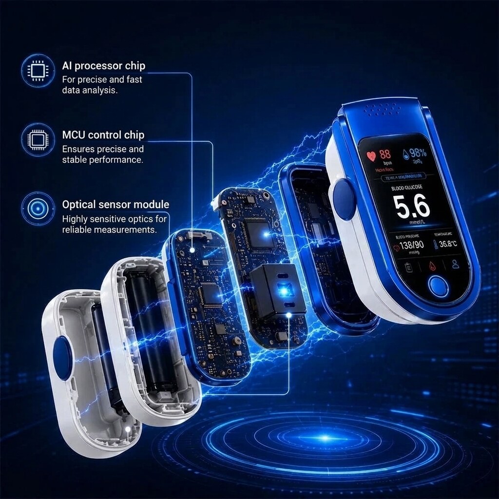 Health Monitor – clear display, daily tracking, non-invasive