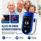 Health Monitor Display – clear vital readings, daily wellness tracking