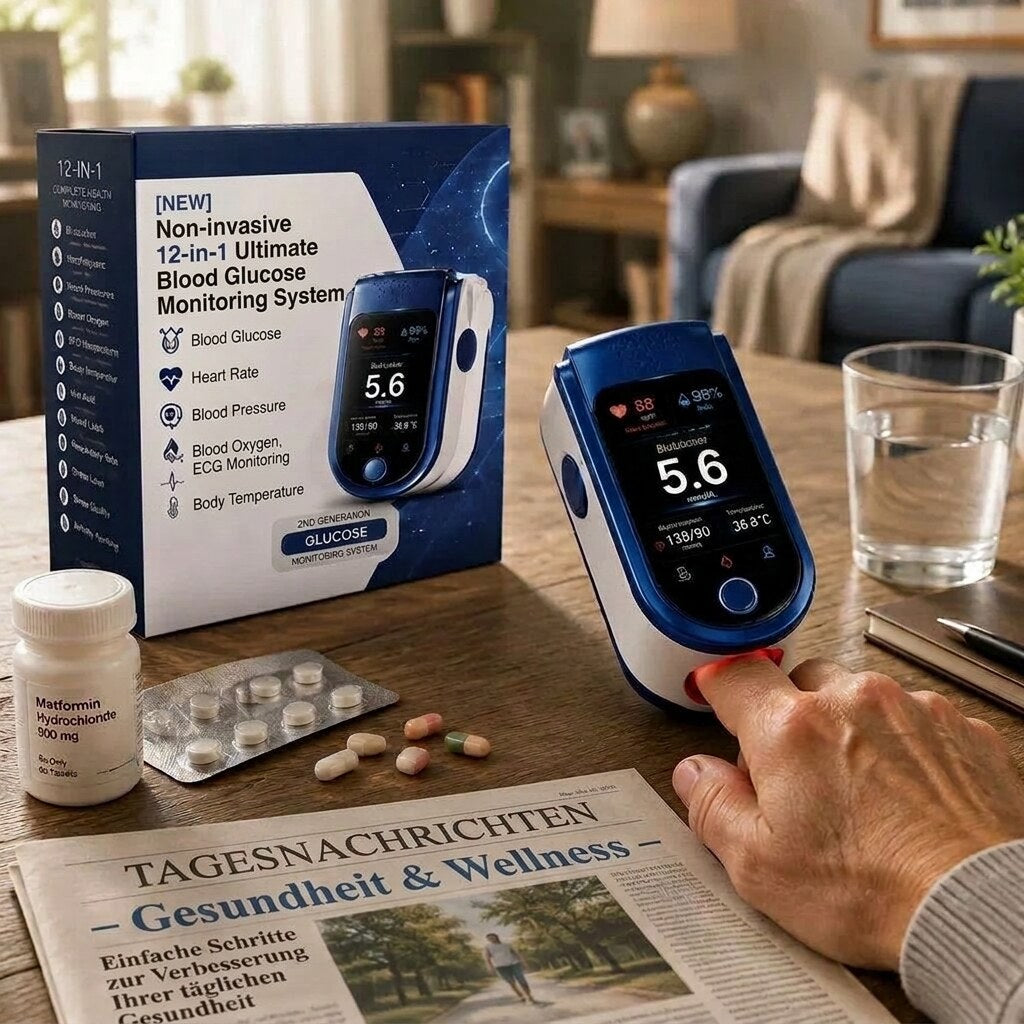 Health Monitor Display – clear vital readings, daily wellness tracking