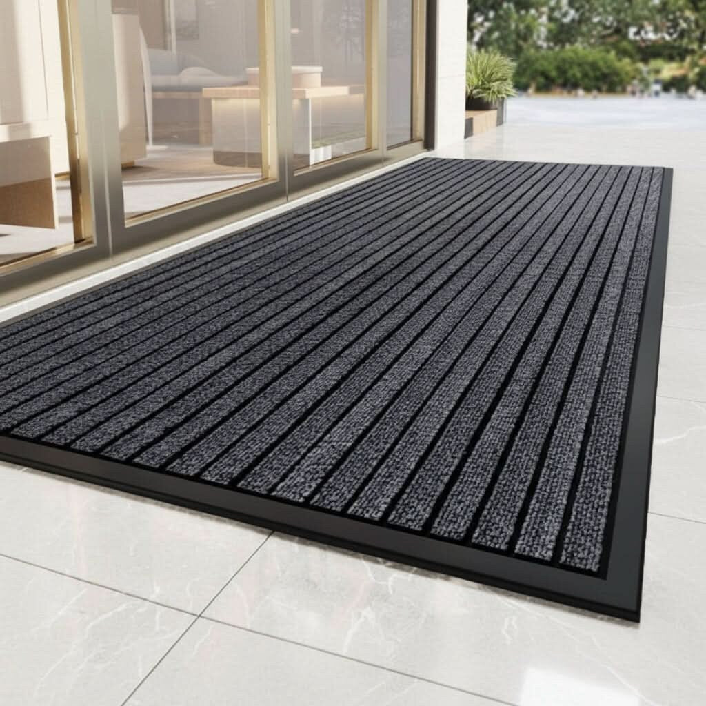 Heavy-duty doormat – non-slip backing, waterproof surface