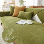 Herringbone Chenille Sofa Cover – waterproof, stain-resistant, machine washable