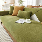 Herringbone Chenille Sofa Cover – waterproof, stain-resistant, machine washable