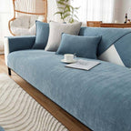 Herringbone Chenille Sofa Cover – waterproof, stain-resistant, machine washable