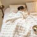 Honeycomb Plush Throw