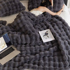 Honeycomb Plush Throw