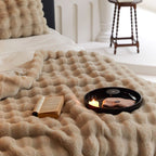 Honeycomb Plush Throw