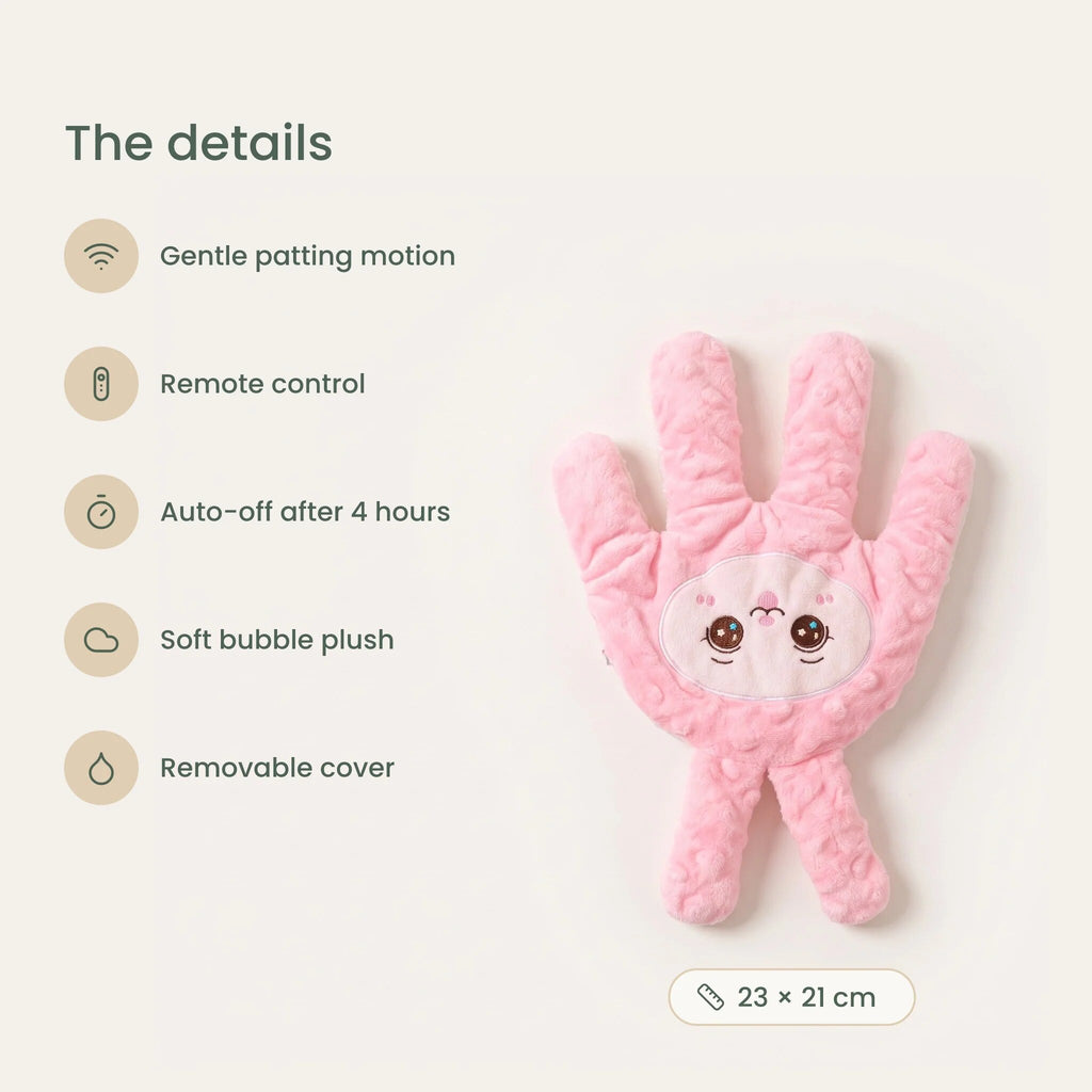 Infant Sleep Soother – motorised patting hand, removable cover