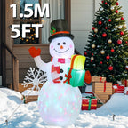 Inflatable Light-Up Snowman