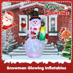 Inflatable Light-Up Snowman