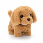 Interactive Plush Dog – walking and barking, soft fabric, body sensing