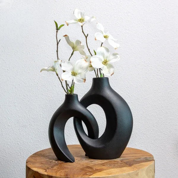 Interlocking Ceramic Vases
