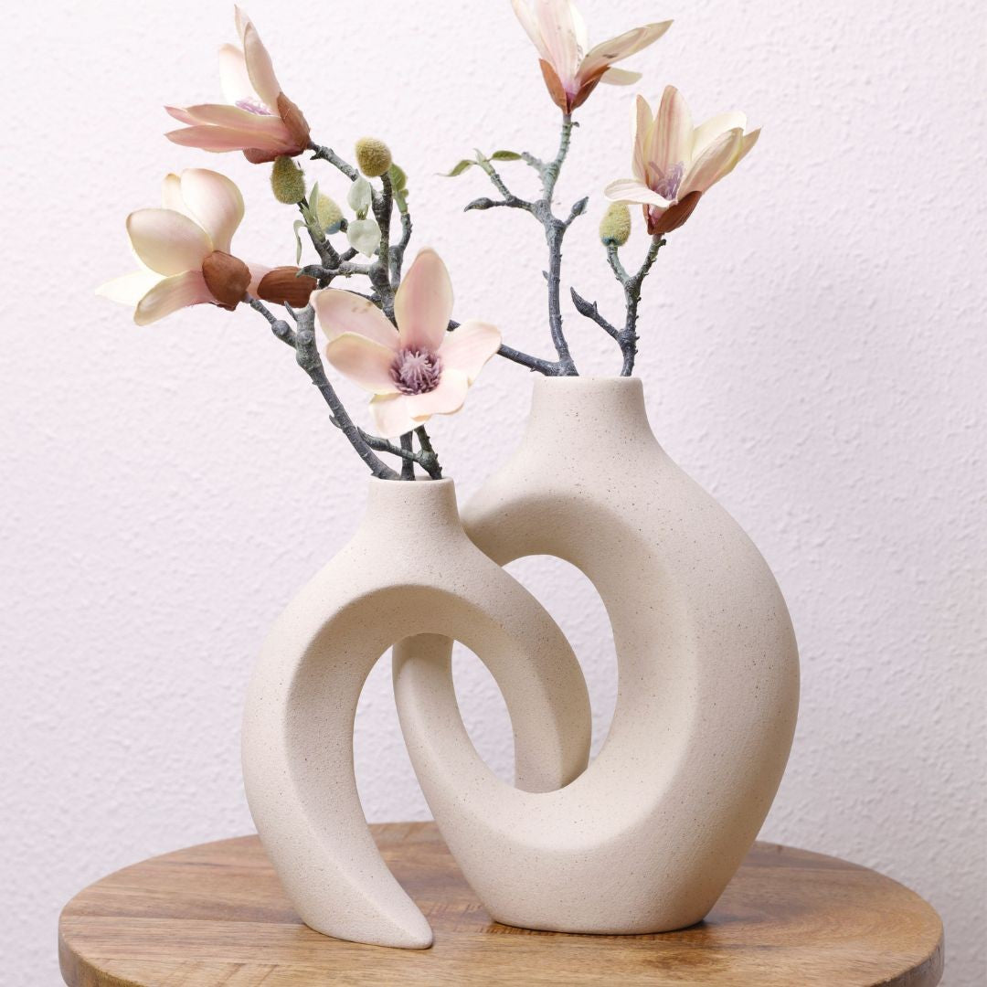 Interlocking Ceramic Vases