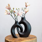Interlocking Ceramic Vases