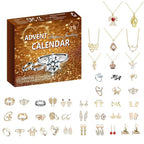 Jewellery Advent Calendar – gold necklaces, earrings, rings