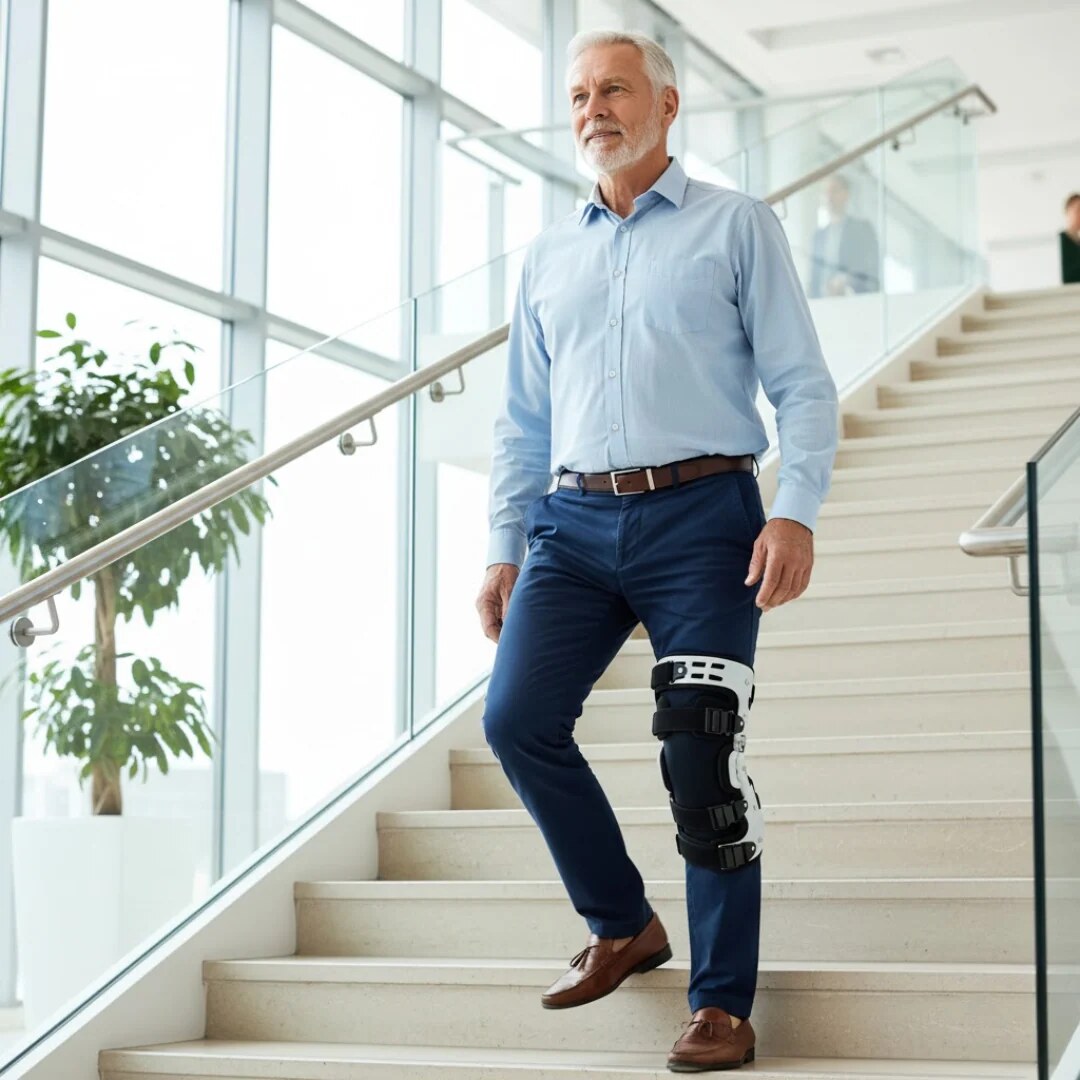 Knee Support Brace – adjustable, left or right, water-resistant