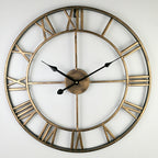 Large Open Frame Wall Clock
