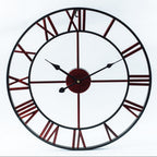 Large Open Frame Wall Clock