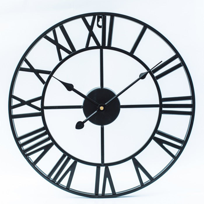 Large Open Frame Wall Clock