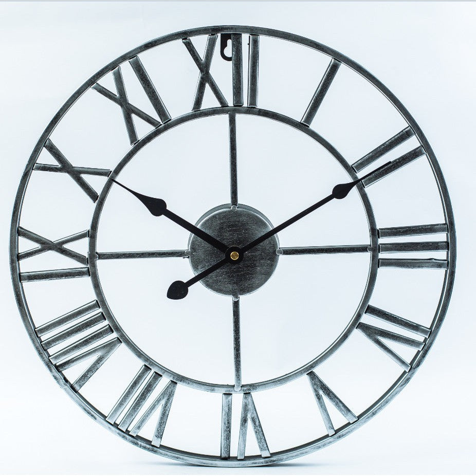 Large Open Frame Wall Clock