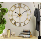Large Open Frame Wall Clock