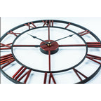 Large Open Frame Wall Clock
