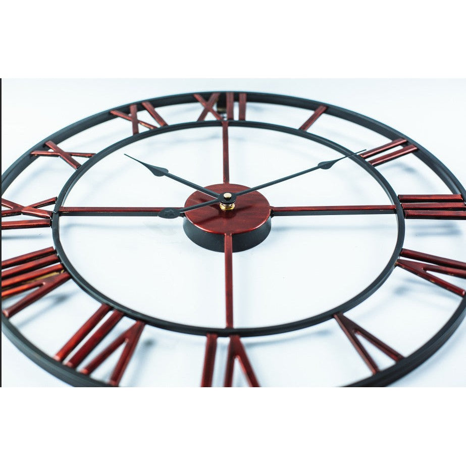 Large Open Frame Wall Clock