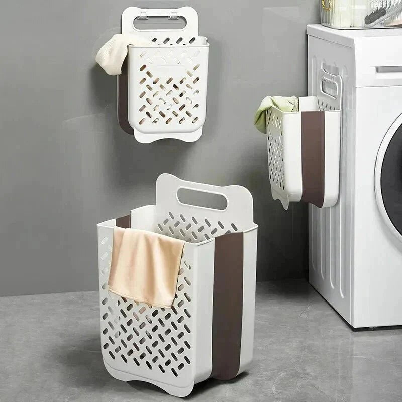 Laundry Basket – expandable and foldable, one-hand design