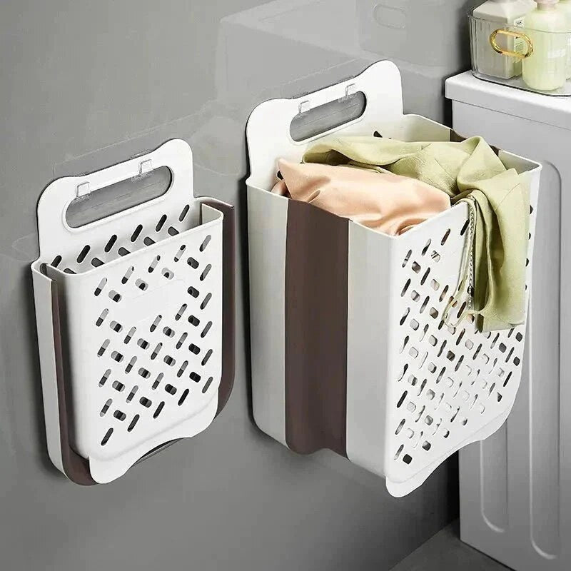 Laundry Basket – expandable and foldable, one-hand design