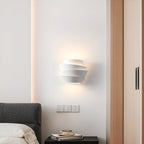 Layered White Wall Light