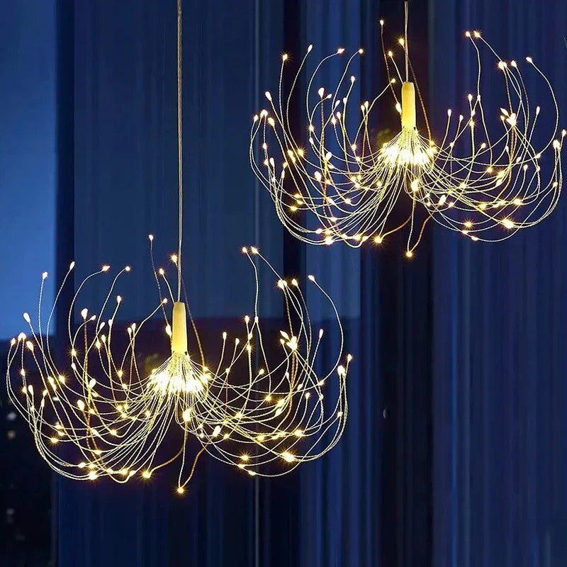 LED Firework Hanging Light