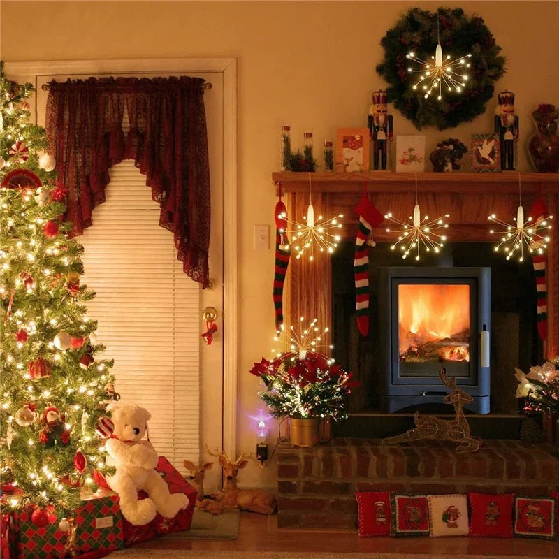 LED Firework Hanging Light