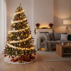 LED Shimmer Ribbon Garland