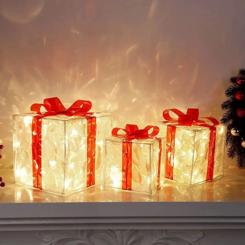 Light-Up Present Boxes