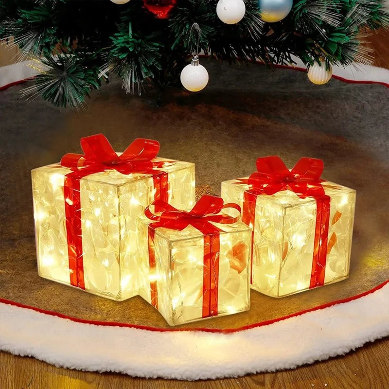Light-Up Present Boxes