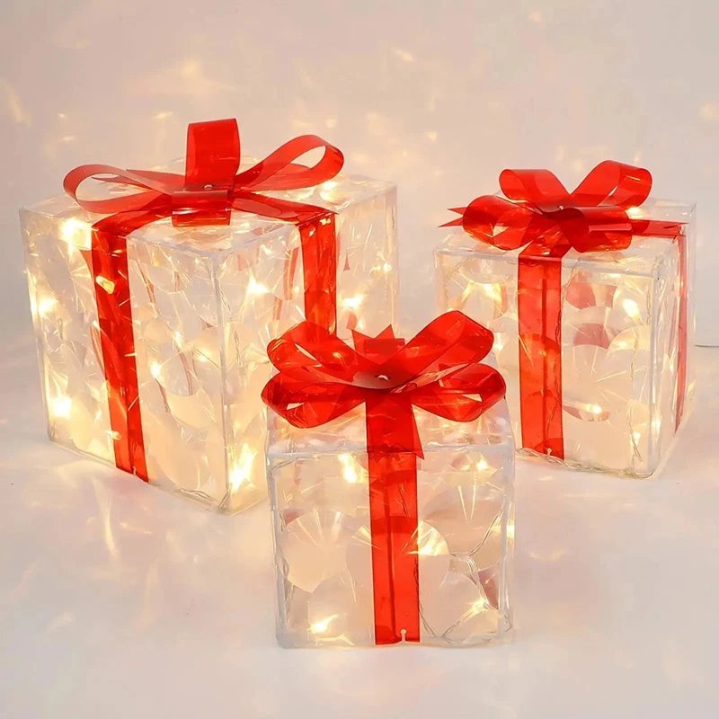 Light-Up Present Boxes