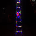 Light-Up Santa Ladder