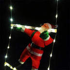 Light-Up Santa Ladder