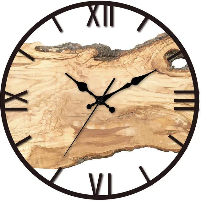 Live Edge Wall Clock