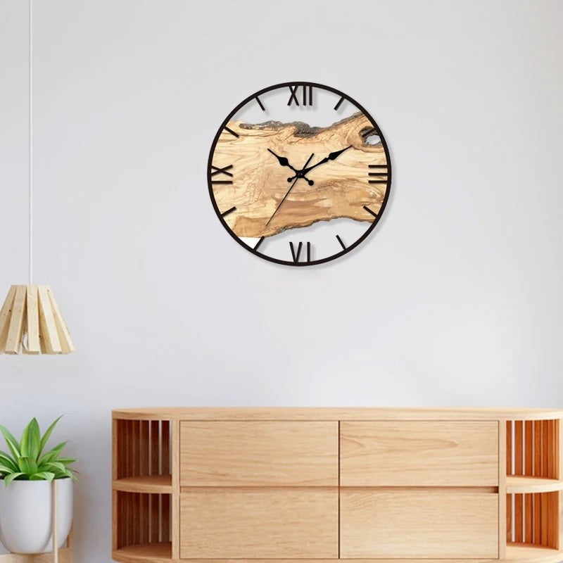 Live Edge Wall Clock