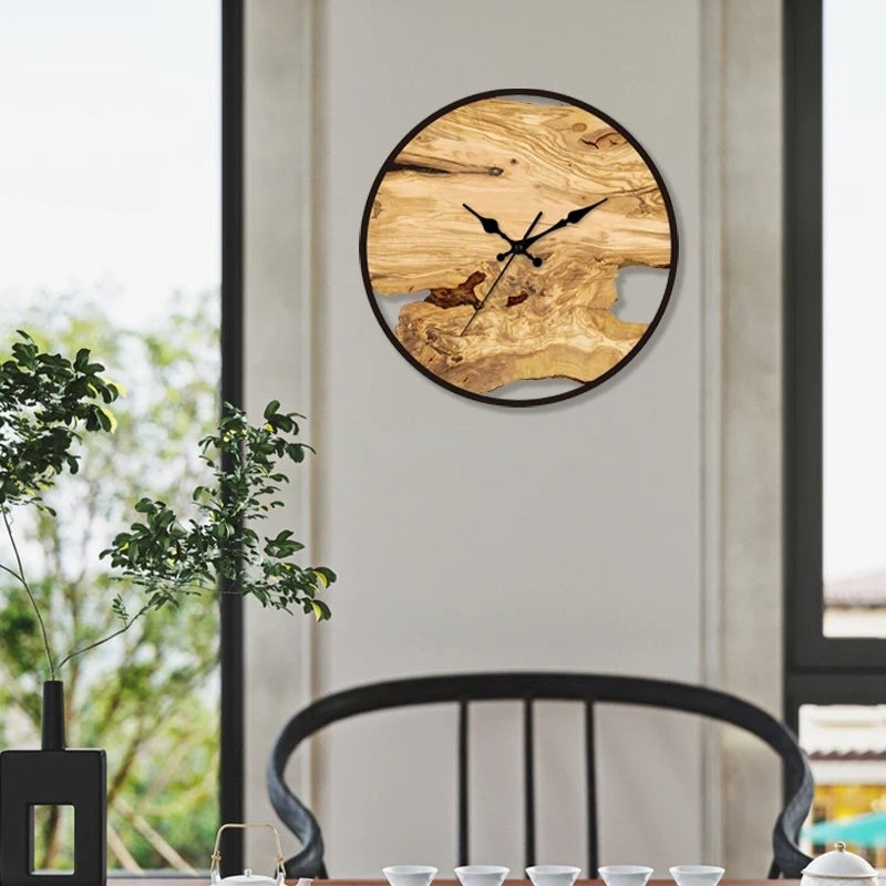 Live Edge Wall Clock