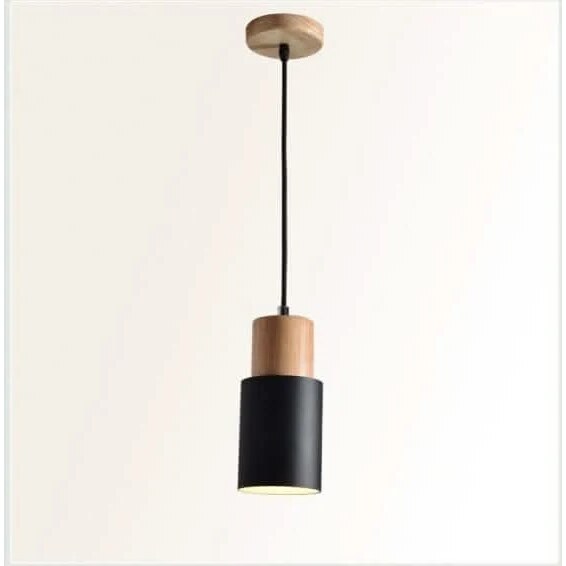 Macaron Pendant Light – tubular aluminium shade, soft pastel colours